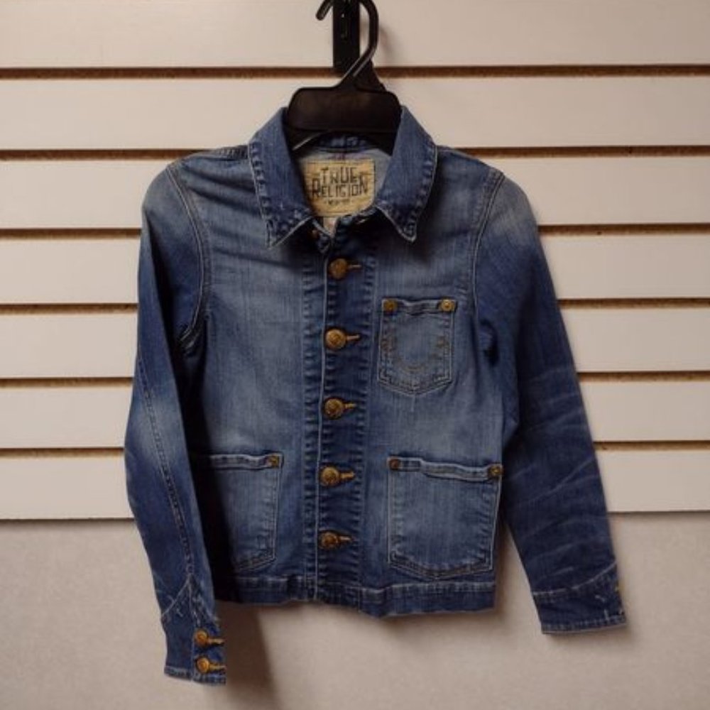 True Religion Denim Jacket Girl's Size Medium